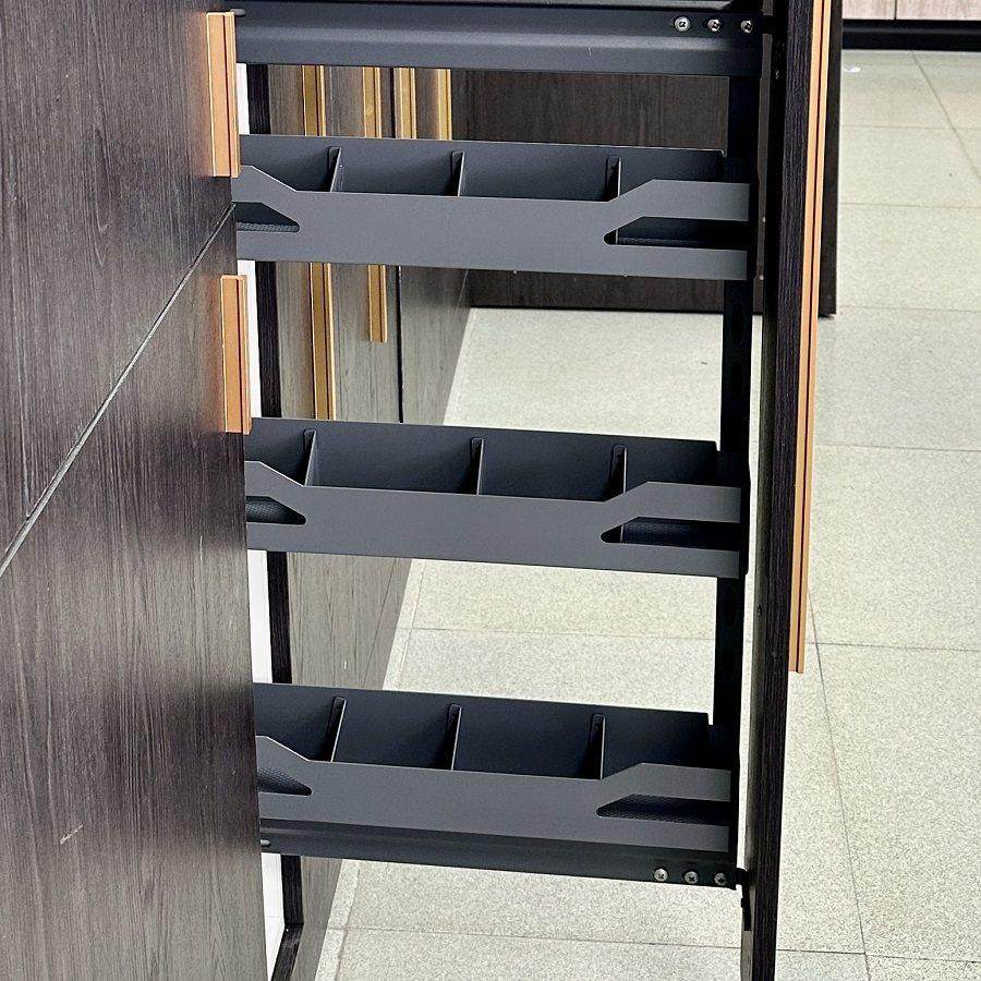 橱柜极窄调味篮冰箱柜超窄夹缝置物架侧拉篮加深厨房高深拉篮,淘宝优惠券,粉丝福利购,淘宝优惠卷