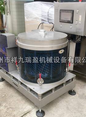 叶菜沙拉排骨肉类脱水机蔬菜馅料离心甩水脱油机桶篮筐式甩干机