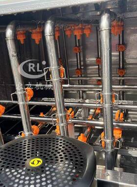 豆腐筐清洗机隧道喷淋式鸡蛋托盘清洗设备汽车零部件筐清洗机