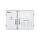PC+ABS material multi-meter state grid standard single-phase two-meter meter box surface-mounted outdoor metering box for 2 households