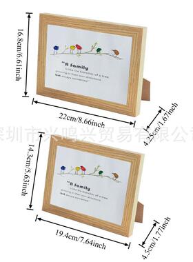 手工制作海玻璃艺术画 海玻璃人物相框树枝上的彩色鸟装饰