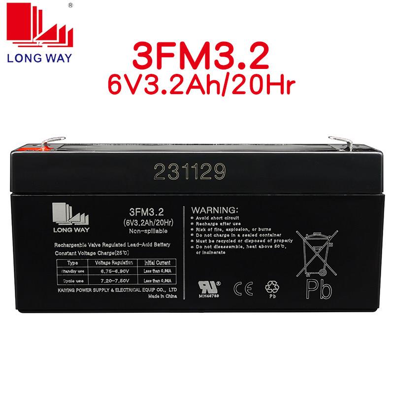 Chuangnai 6V1.3AH Kaiying battery electronic scale balance crane scale attendance machine fire host 6v3.2a12v battery
