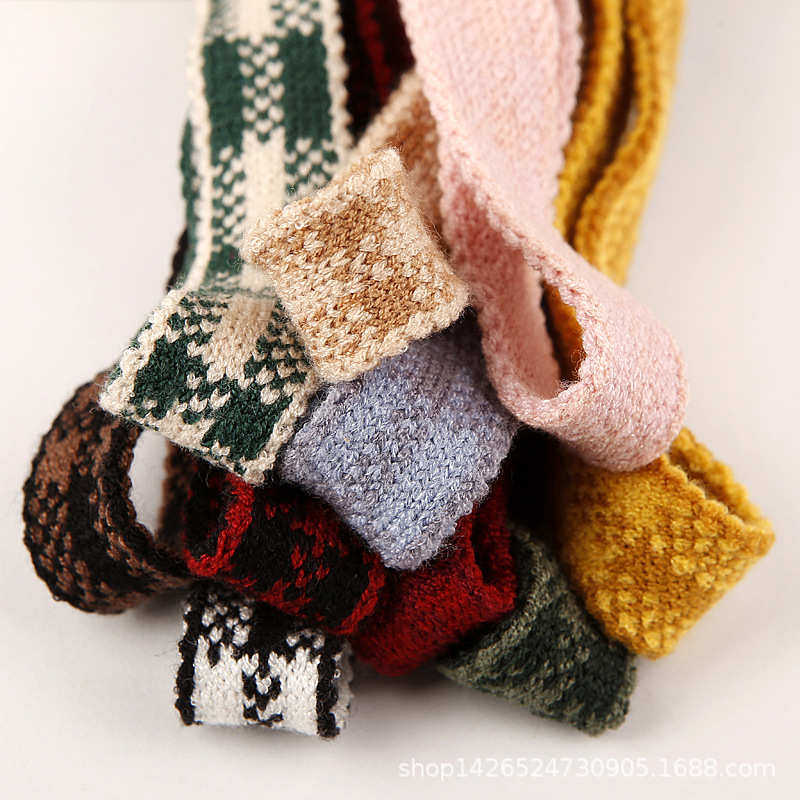 针织毛线双色格子织带 儿童发饰服装鞋帽辅料diy手工蝴蝶结丝带,淘宝优惠券,粉丝福利购,淘宝优惠卷