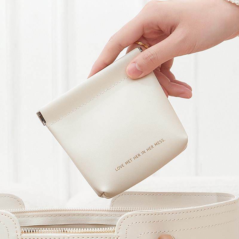 弹片收纳包迷你化妆包便携式小巧随身钥匙卡包证件姨妈巾内小包包,淘宝优惠券,粉丝福利购,淘宝优惠卷