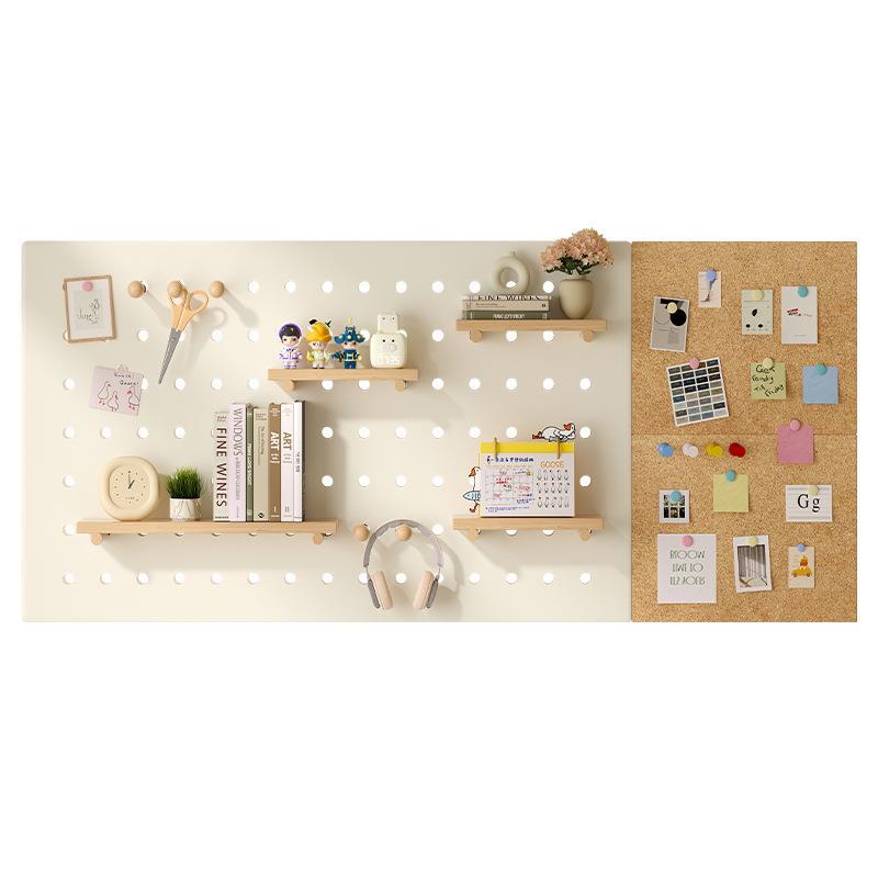 Perforated board storage rack wall storage storage rack wall message board display rack photo placement decorative rack