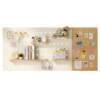 Perforated board storage rack wall storage storage rack wall message board display rack photo placement decorative rack
