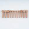 Iwood 8mm-20mm log color hole board matchsticks multi-size solid wood wooden accessories