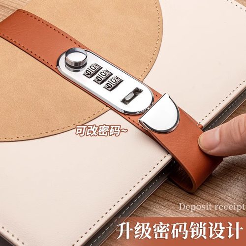 商务拼接撞色笔记本礼盒套装定制可印logo高档本子和笔精致高级感 - 图3