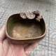 Antique lotus pond moonlight pen washer goldfish lotus leaf study pen washer study ornaments calligraphy and painting supplies decorative ornaments