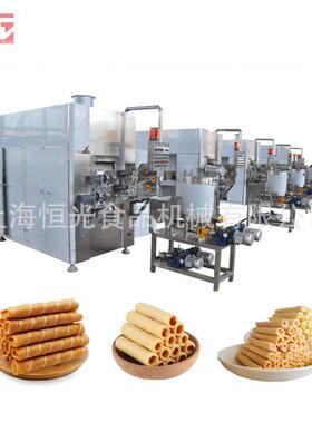 全自动蛋卷加工流水线 易操作好上手 包上门调试 创业售后无忧