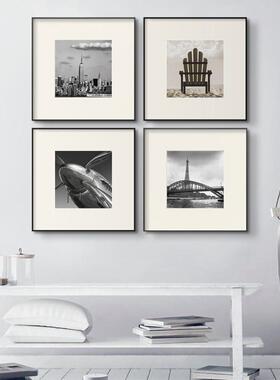 现代简约黑白摄影艺术照片挂画可定制照片墙客厅建筑设计师装饰画
