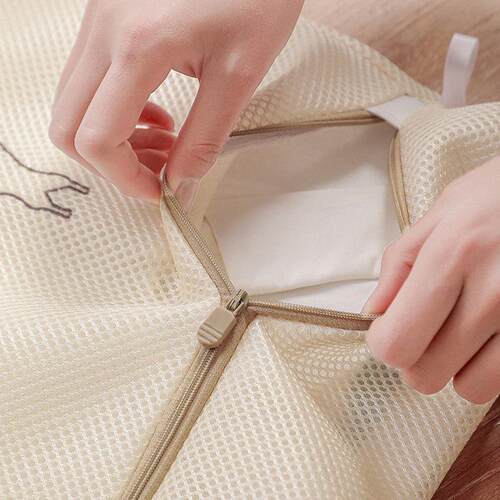 1Pcs Mesh Laundry Bag Laundry Wash Bags Coarse Net Laundry B - 图3