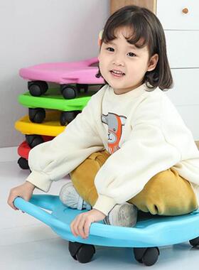 虫型滑板车平衡车儿童滑板感统训练器材塑料爬滑车早教虫形滑板爬