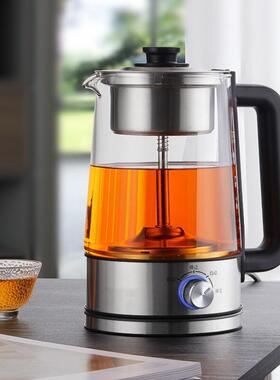 全自动煮茶器黑茶普洱蒸茶器玻璃电热水壶家用煮茶器保温蒸汽蒸茶