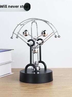 磁悬浮混乱摆永动机装饰品创意永动机仪器牛顿摆球台球保险杠球家