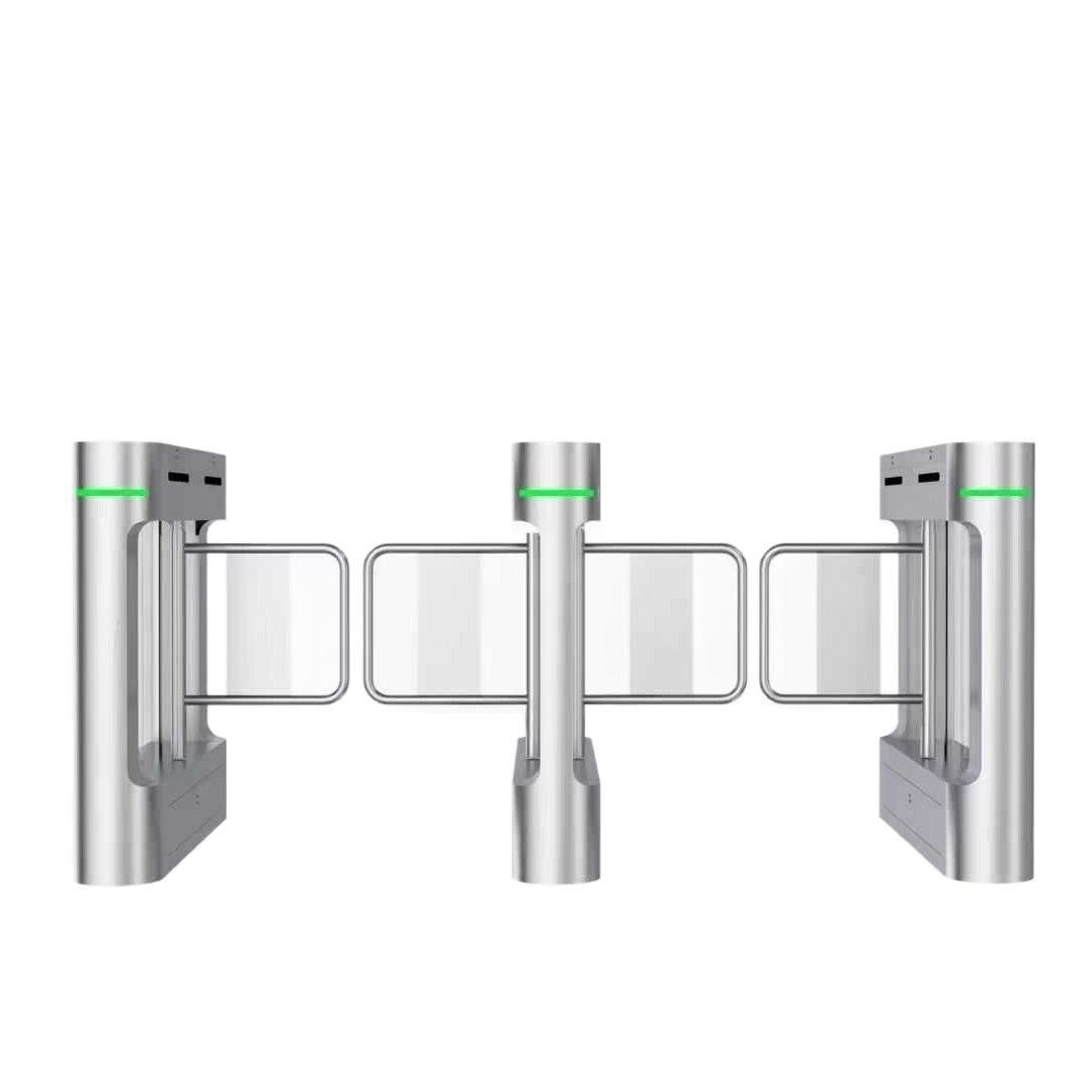 Office face attendance attendance small swing gate community access control attendance system face recognition gate remote control fingerprint recognition