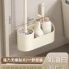 Suction cup toilet brush wall-mounted bathroom home no dead corner toilet toilet punch-free cleaning brush toilet cleaning artifact