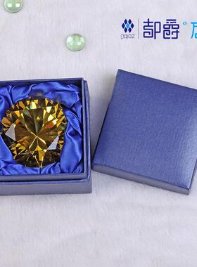 新款K9晶彷钻石宝石模型魔法紫水大晶儿童球生日礼物桌面装饰水饰