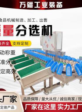 无损伤柑橘称重分拣机火龙果毛桃重量分选机高精度苹果选果机