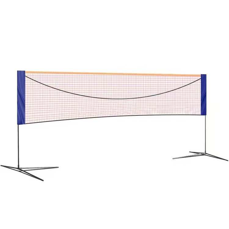 室外便捷式羽毛球网可移动可拆卸式羽毛球支架场地标准拦网柱架子 - 图2