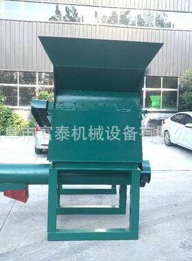 稻草牧草饲料粉碎机地瓜秧花生壳破碎机玉米芯饲料粉碎机