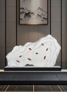 双面新款肌理山型雕塑艺术品进口透明树脂摆件酒店样板房软装饰品