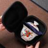 Travel tea set portable tea set one bowl two cups outdoor storage bag portable bag business gift LOGO