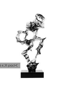 现代家居酒店楼处透山明售抽象假雕塑电艺ES-A6263术玄关客厅视柜