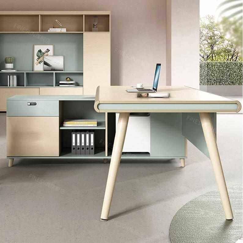 简约现代主管桌时尚经理桌北欧风老板桌单人办公桌椅组合大班台,淘宝优惠券,粉丝福利购,淘宝优惠卷