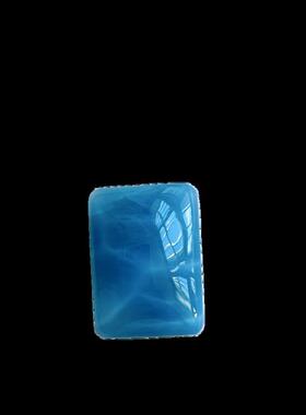 海纹石方牌吊坠拉利玛无事牌项坠锁骨链挂件规 21.6*15.5mm厚12mm