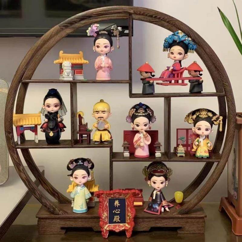 实木桌面小博古架中式多宝阁茶具杯垫紫砂壶摆件展示架放置古玩,淘宝优惠券,粉丝福利购,淘宝优惠卷