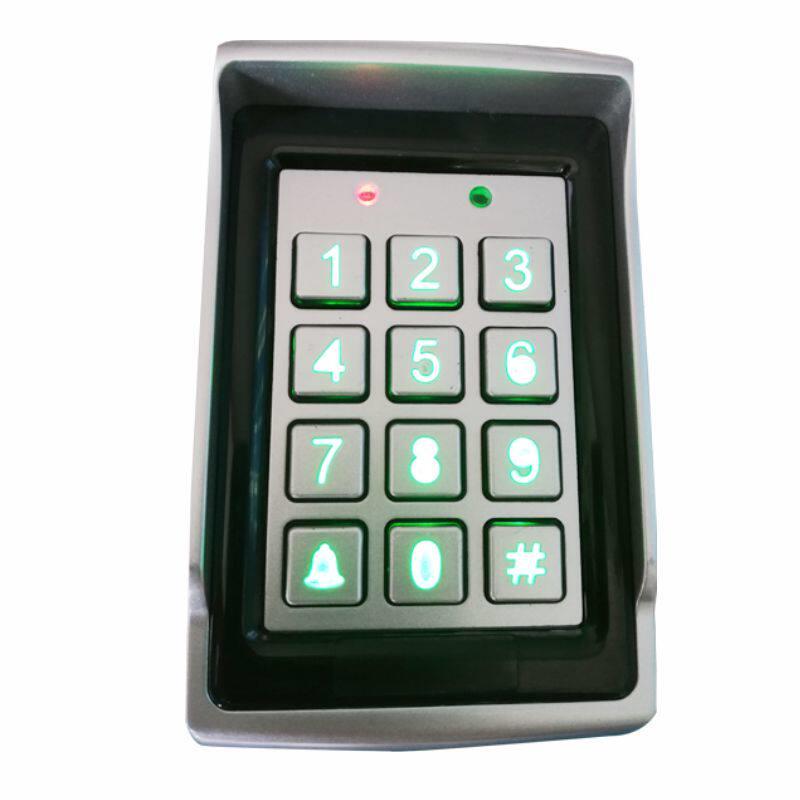 Large screen waterproof dynamic face recognition access control and attendance all-in-one electric door opener fingerprint touch card swiping system