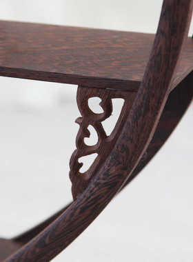 鸡翅木博古架实木茶壶架摆件架客厅家居装饰品办公室装饰开业礼品