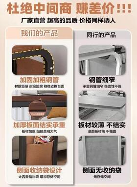 可移动小茶几小桌子客厅家用置物架简约现代小推车沙发边几床边桌