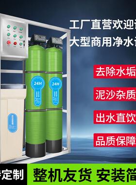 1-50吨软化水设备去离子水垢钙镁除铁锈锰砂锅炉过滤全自动软水器