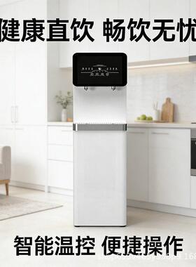 立式反渗透饮水机公家用400加仑冷热一体直饮机商用净水设备