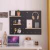 Customized solid wood hole board entrance wall storage rack accessories partition wall styling wall display storage rack