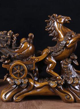 马拉白菜工艺品生肖马摆件家居客厅办公室装饰品马年吉祥物