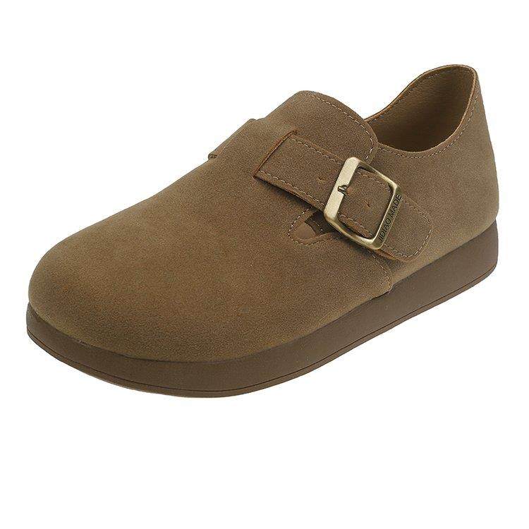 全包勃肯鞋女2026年春夏新款懒人一脚蹬豆豆鞋平底孕妇0115w,淘宝优惠券,粉丝福利购,淘宝优惠卷