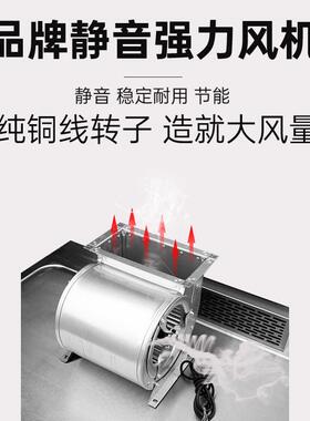 新款铁板烧商用大型设备牛扒炉电热瓦斯鱿鱼鸭肠炒饭冷面机