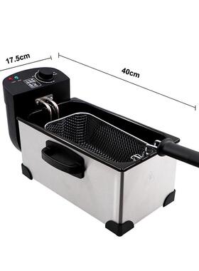 110V美规家用油炸锅炸薯条鸡排电炸锅油条薯条机电炉DeepFryer