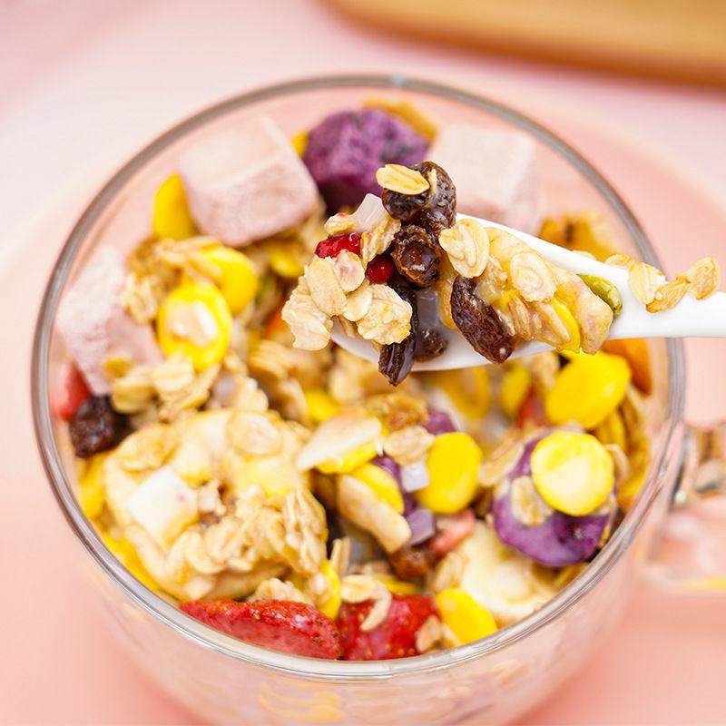 麦片水果燕麦片干吃500g罐酸奶零食早餐食品懒人学生网红代餐牛奶,淘宝优惠券,粉丝福利购,淘宝优惠卷