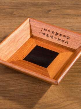 日进斗金聚盆木质工艺品实木米斗招财客厅开业送礼摆件