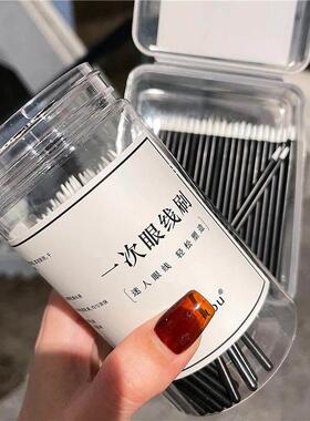 一次性眼线刷唇刷口红棒眼影睫毛刷便携极细海绵头小刷子化妆工具