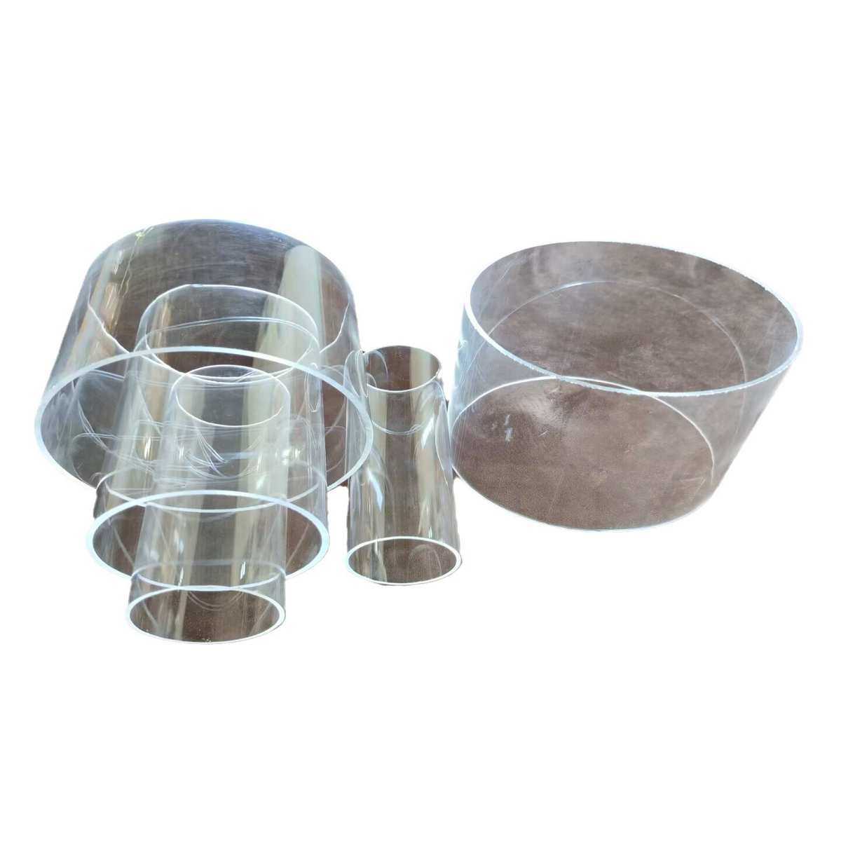 5mm厚大口径亚克力有机玻璃高透明空心圆柱桶法兰缸硬管罩子道具,淘宝优惠券,粉丝福利购,淘宝优惠卷