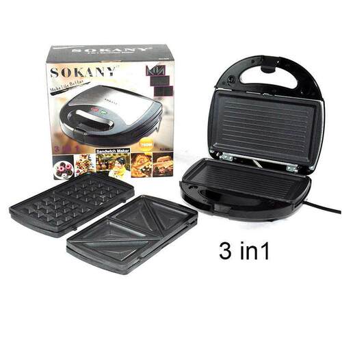 Sandwich Maker Toaster Bread Oven Electric Grill Machine - 图1