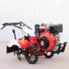 Four-wheel drive direct-connected micro-tiller, hand-held farmland, vegetable garden rotary tiller, vegetable ridger