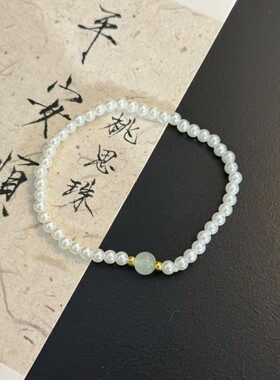 新款热销星之海星星蓝色串珠手链森系设计感小众高级手串新款