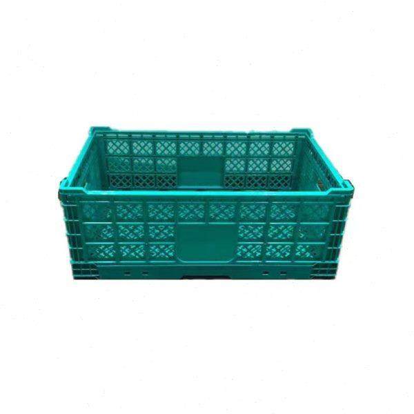 塑料折叠筐水果筐蔬菜框折叠周转箱框超市水果店展示架货架绿色筐,淘宝优惠券,粉丝福利购,淘宝优惠卷