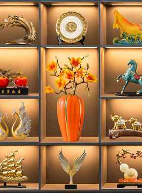 大象摆件轻奢高档酒柜装饰品家居客厅电视柜办公桌面乔迁新居礼品